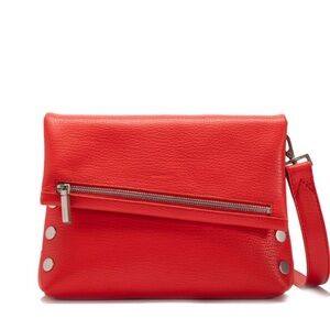 Medium VIP Crossbody, Lighthouse Red and Brushed Silver Hardware